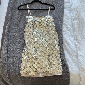Asos sequin disco dress